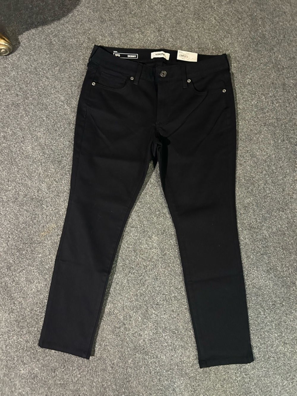 SONOMA NWT!! Skinny Supersoft Stretch Women’s Jeans - Black 8PS - Picture 5 of 5